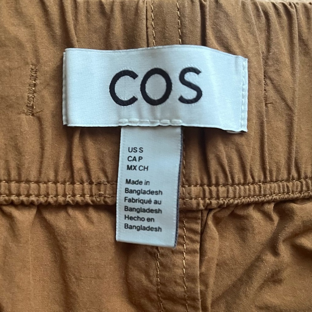 COS Drawstring Cotton Unisex Trousers Size S - Picture 4 of 5